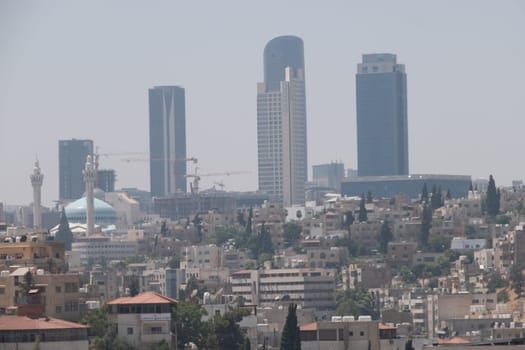 ruins in the citadel in Amman, Jordan