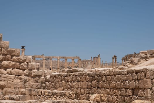Jerash (Gerasa), ancient roman capital and largest city of Jerash Governorate, Jordan