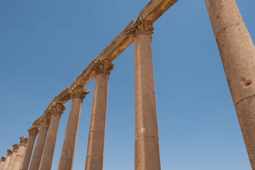 Jerash (Gerasa), ancient roman capital and largest city of Jerash Governorate, Jordan