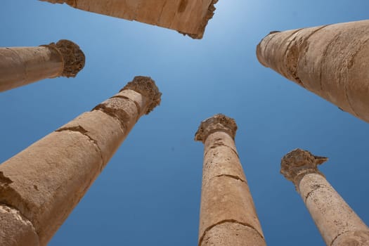 Jerash (Gerasa), ancient roman capital and largest city of Jerash Governorate, Jordan