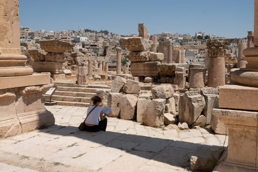 Jerash (Gerasa), ancient roman capital and largest city of Jerash Governorate, Jordan