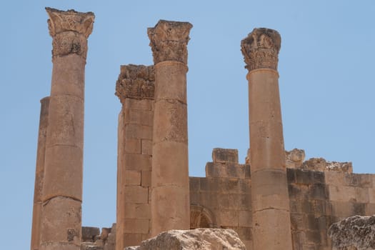 Jerash (Gerasa), ancient roman capital and largest city of Jerash Governorate, Jordan