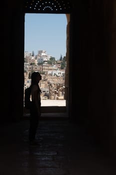 Jerash (Gerasa), ancient roman capital and largest city of Jerash Governorate, Jordan