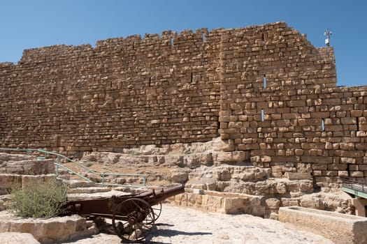 medieval crusaders castle, Al Karak, Jordan, Middle East
