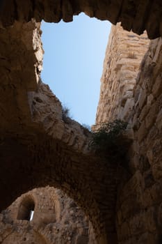 medieval crusaders castle, Al Karak, Jordan, Middle East