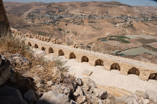 medieval crusaders castle, Al Karak, Jordan, Middle East