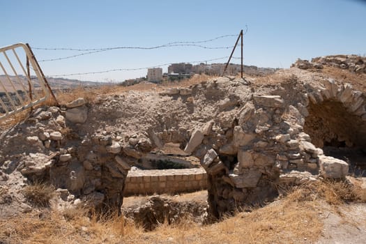 medieval crusaders castle, Al Karak, Jordan, Middle East