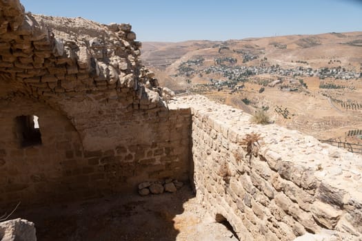 medieval crusaders castle, Al Karak, Jordan, Middle East