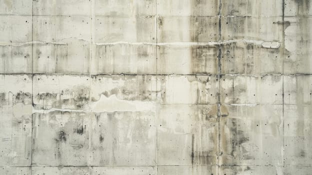 This image shows a wall that is filled with numerous cracks of varying sizes, creating a pattern of damage across the surface. The cracks appear to be a result of structural stress and aging, giving the wall a worn and weathered look.