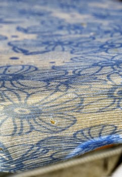 Detail of furniture thrown away