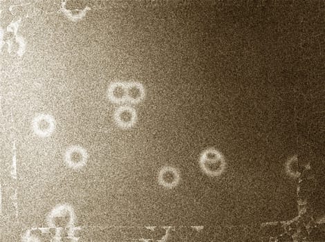 The background image is a grunge mottled brown background with streaks and streaks on the surface