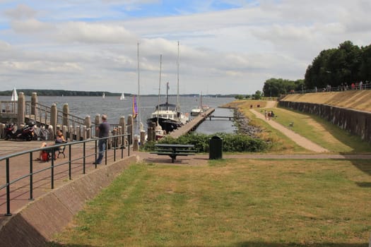 Veere, Netherlands July 6, 2019: Veere is a municipality with a population of 22,000 and a town with a population of 1,500 in the southwestern Netherlands, in the region of Walcheren in the province of Zeeland.