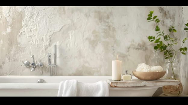 A white bath tub and a white toilet are seen side by side in a simple, clean bathroom setting. The bath tub appears empty, while the toilet seat is down.