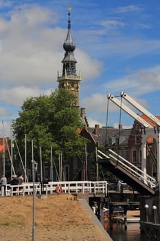 Veere, Netherlands July 6, 2019: Veere is a municipality with a population of 22,000 and a town with a population of 1,500 in the southwestern Netherlands, in the region of Walcheren in the province of Zeeland.