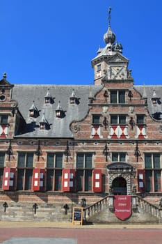 Middelburg, Netherlands July 04, 2019: is a city and municipality in the south-western Netherlands serving as the capital of the province of Zeeland.