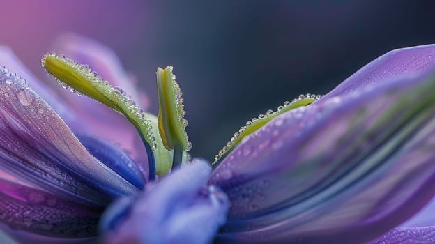Dive into the mesmerizing world of exhaustive elegance through a macro lens, where intricate details unfold in a symphony of beauty. This captivating photograph offers a close-up view, revealing the hidden splendor of the minuscule, inviting you to marvel at the majesty of the microscopic realm.