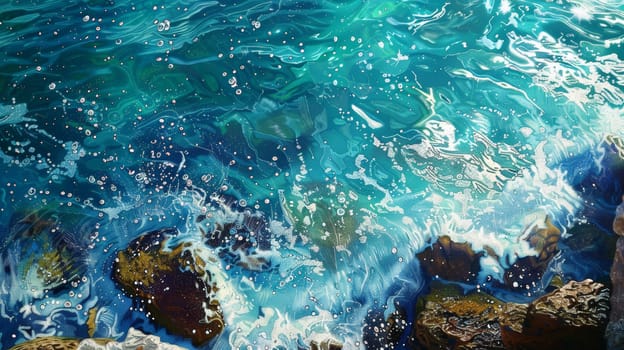 Immerse yourself in the tranquil allure of this blue water background, where the gentle ripples and shimmering reflections create a captivating symphony of serenity. Beneath the surface lies a world of mystery and beauty, inviting contemplation and discovery.