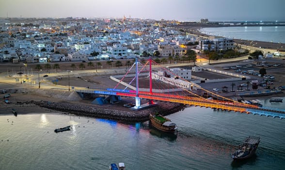 View of the city of Sur the capital city of Ash Sharqiyah South Governorate in northeastern Oman