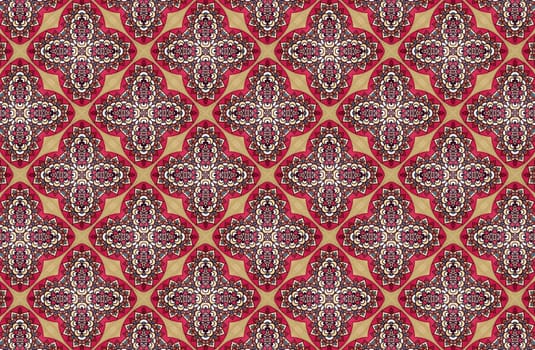 Image of geometric seamless pattern. kaleidoscopic background