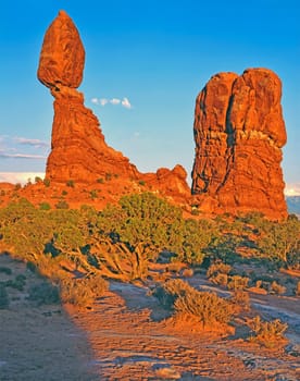 Balanced Rock in Arches National Park, Utah