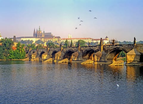 Charles Bridge and Prague Castle