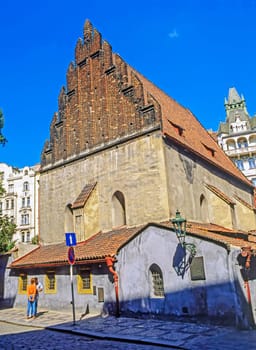 Old-New Synagoge in Prague, Czech Republic