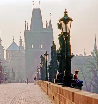 Charles Bridge in Prague, Czech Republic