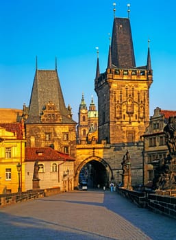 Charles Bridge in Prague, Czech Republic