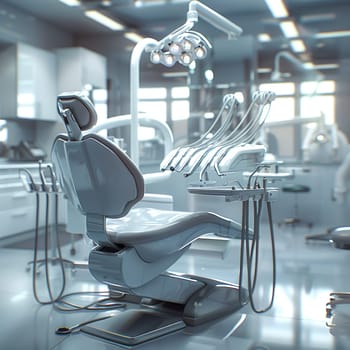 Interior shot of a dental practice generated by artificial intelligence