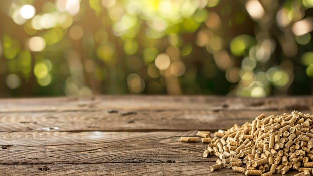 Explore the renewable energy landscape with this stock photo showcasing wood pellets, a clean and regenerative source of biofuel. Modern and eco-friendly, these pellets represent a sustainable solution for reducing carbon emissions and promoting a greener future.