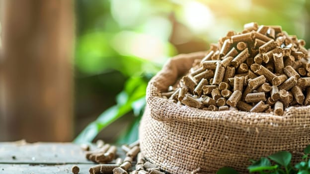 Explore the renewable energy landscape with this stock photo showcasing wood pellets, a clean and regenerative source of biofuel. Modern and eco-friendly, these pellets represent a sustainable solution for reducing carbon emissions and promoting a greener future.