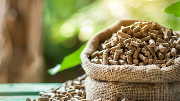 Explore the renewable energy landscape with this stock photo showcasing wood pellets, a clean and regenerative source of biofuel. Modern and eco-friendly, these pellets represent a sustainable solution for reducing carbon emissions and promoting a greener future.