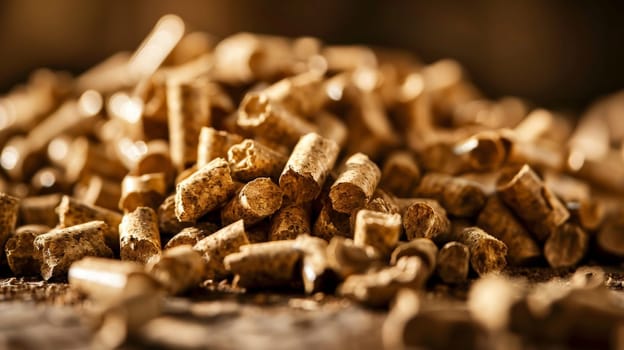 Explore the renewable energy landscape with this stock photo showcasing wood pellets, a clean and regenerative source of biofuel. Modern and eco-friendly, these pellets represent a sustainable solution for reducing carbon emissions and promoting a greener future.