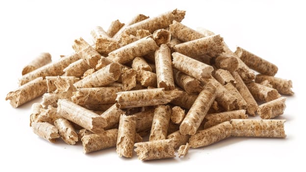 Explore the renewable energy landscape with this stock photo showcasing wood pellets, a clean and regenerative source of biofuel. Modern and eco-friendly, these pellets represent a sustainable solution for reducing carbon emissions and promoting a greener future.