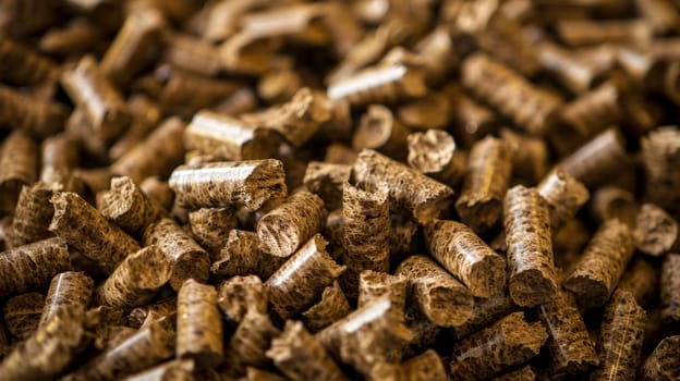 Explore the renewable energy landscape with this stock photo showcasing wood pellets, a clean and regenerative source of biofuel. Modern and eco-friendly, these pellets represent a sustainable solution for reducing carbon emissions and promoting a greener future.