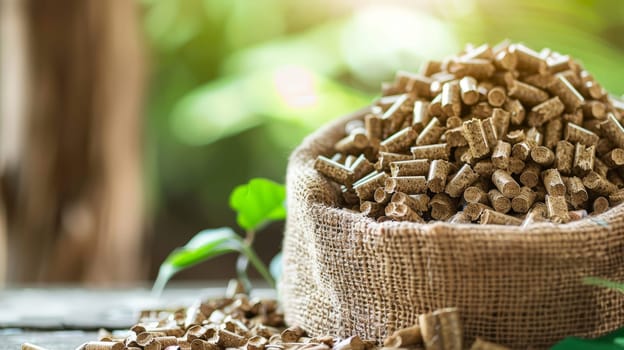 Explore the renewable energy landscape with this stock photo showcasing wood pellets, a clean and regenerative source of biofuel. Modern and eco-friendly, these pellets represent a sustainable solution for reducing carbon emissions and promoting a greener future.