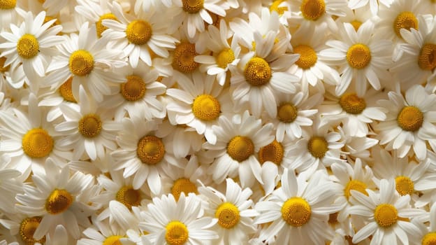 A cluster of white and yellow flowers with vibrant yellow centers blooming in a garden. The petals are in full bloom, creating a beautiful contrast between the white and yellow hues.