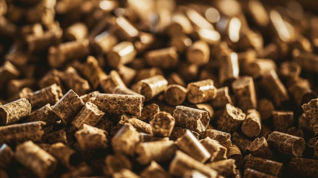 Explore the renewable energy landscape with this stock photo showcasing wood pellets, a clean and regenerative source of biofuel. Modern and eco-friendly, these pellets represent a sustainable solution for reducing carbon emissions and promoting a greener future.