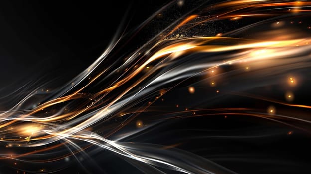 Immerse yourself in the mesmerizing dance of abstract light waves against a velvety black backdrop. Each undulating pulse creates a harmonious symphony of illumination, evoking a sense of wonder and intrigue. This captivating image invites you to explore the boundless creativity of light and shadow, where darkness becomes the canvas for radiant expression.
