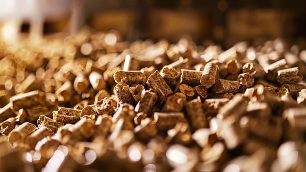 Explore the renewable energy landscape with this stock photo showcasing wood pellets, a clean and regenerative source of biofuel. Modern and eco-friendly, these pellets represent a sustainable solution for reducing carbon emissions and promoting a greener future.