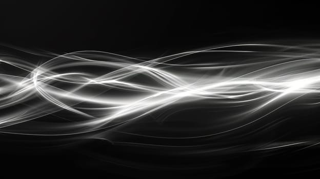 Immerse yourself in the mesmerizing dance of abstract light waves against a velvety black backdrop. Each undulating pulse creates a harmonious symphony of illumination, evoking a sense of wonder and intrigue. This captivating image invites you to explore the boundless creativity of light and shadow, where darkness becomes the canvas for radiant expression.
