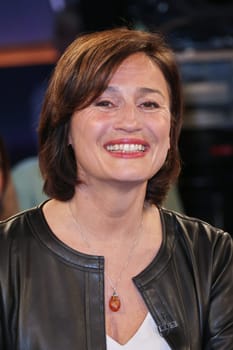 Sandra Maischberger,NDR talk show from Studio Lokstedt,Hamburg,12.04.2024