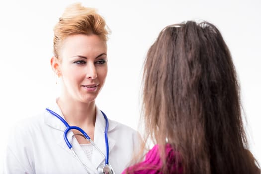 Medical consultation made pleasant by a doctor's approachable and kind demeanor