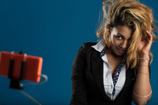Her spontaneous selfie moment brings a human element to the business world's rigidity