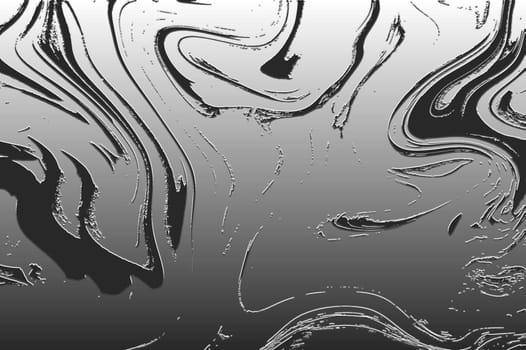 Abstract image with a wavy pattern on a gray background