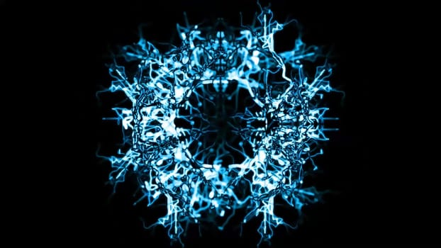 Digital Rendering Background Abstract Pattern Blue