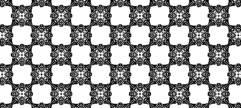 Black and white kaleidoscopic background texture
