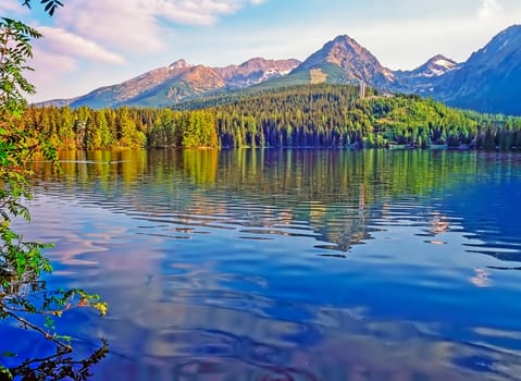 Lake  in High Tatra Mountains, Slovakia