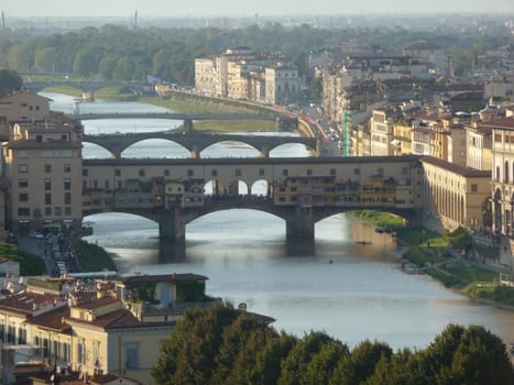 Florence, Italy October 7, 2019: Florence a city in central Italy and the capital city of the Tuscany region.