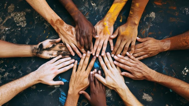 Witness the transformative power of embracing diversity in this evocative image. As individuals from various backgrounds come together, the tapestry of inclusivity weaves a narrative of strength and unity.